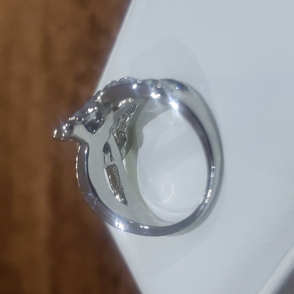 White Cubic Zircon Women Size 6 - Picture 4 of 8